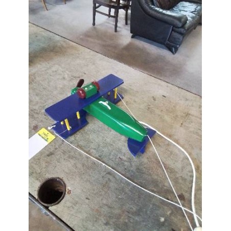 SUSPENSION BOIS AVION 