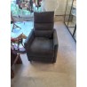 FAUTEUIL RELAX ÉLECTRIQUE TISSU GRIS
