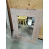 MIROIR RECTANGULAIRE BOIS TAUPE