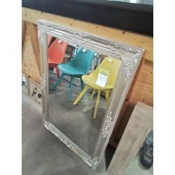 MIROIR RECTANGULAIRE ARGENTÉ 