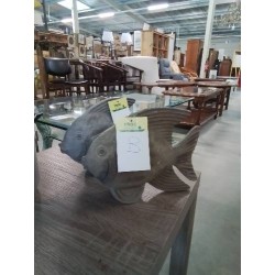 STATUETTE POISSON BOIS