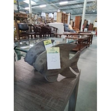 STATUETTE POISSON BOIS