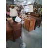 LAMPADAIRE MÉTAL GRIS 2 FEUX ORIENTABLES AJ RÉSINE ECRU