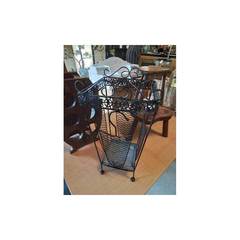 PORTE PARAPLUIE FER FORGÉ ANNÉES 50