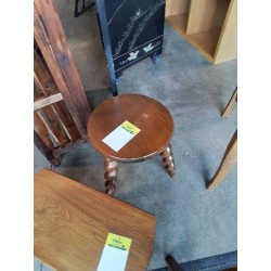 PORET PLANTE ROND TRIPODE BOIS TOURNÉ 