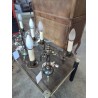 LAMPE MÉTAL DORÉ 3 FEUX