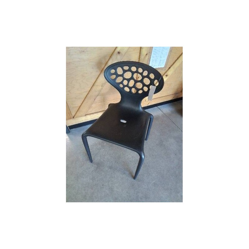 CHAISE RÉSINE NOIR SUPERNATURAL DESIGN BY ROSE LOVEGROVE POUR MOROSO ITALY