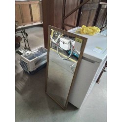 MIROIR RECTANGULAIRE BOIS DORÉ 
