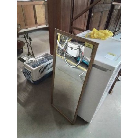 MIROIR RECTANGULAIRE BOIS DORÉ 