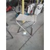 TABOURET PLIANT ALU ET TOILE GRIS LAFUMA