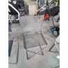 CHAISE PLIANTE MÉTAL ET TOILE TAUPE LAFUMA