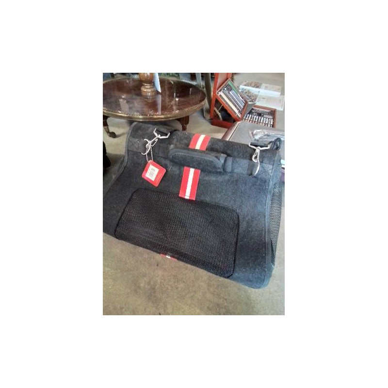 SAC DE TRANSPORT ANIMAUX TISSU NOIR