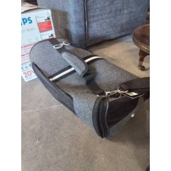 SAC DE TRANSPORT ANIMAUX TISSU NOIR