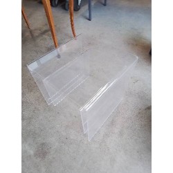 2 TABLES BASSE GIGOGNES PLEXIGLAS IPLEX