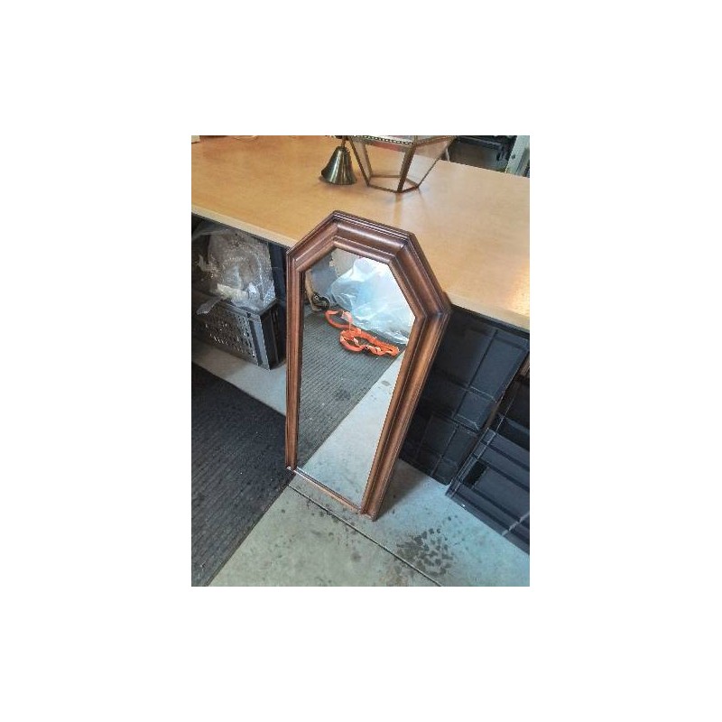 MIROIR CINTRÉ BOIS MOULURÉ 