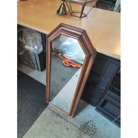 MIROIR CINTRÉ BOIS MOULURÉ 