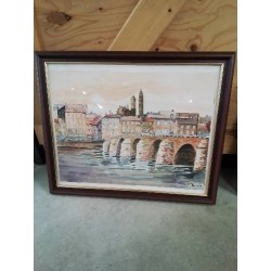 AQUARELLE QUARTIER ST LAURENT A MACON