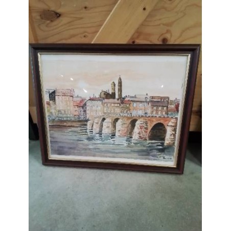 AQUARELLE QUARTIER ST LAURENT A MACON