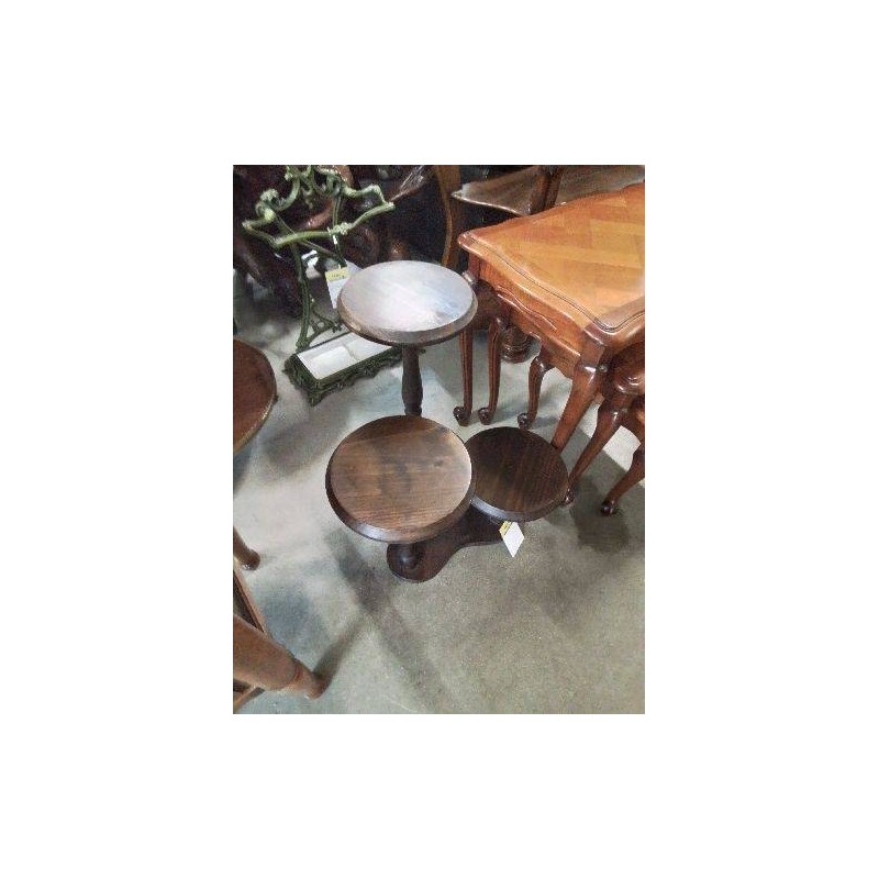 PORTE PLANTE BOIS 3 POTS 