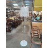 LAMPADAIRE MÉTAL CHROMÉ ET RÉSINE BLANC AJ TRANSPARENT EMPORIUM ITALY