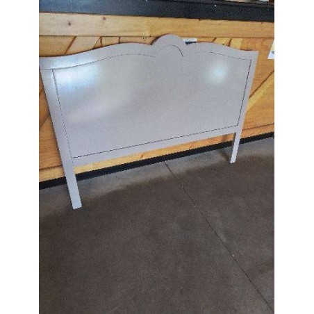 TÊTE DE LIT CINTRÉ BOIS TAUPE 140X100CM