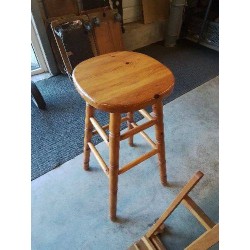 TABOURET DE BAR PIN 