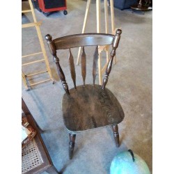 CHAISE SALOON BOIS YOUGOSLAVIE ANNÉES 70/80