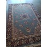 TAPIS LAINE BLEU ÉCRU VIEUX ROSE 280X190CM