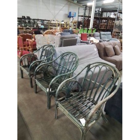 FAUTEUIL OSIER VERT