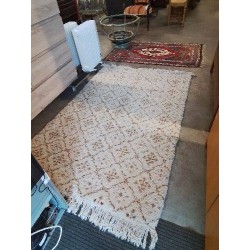 TAPIS BEIGE ET OCRE MAROC  135X196