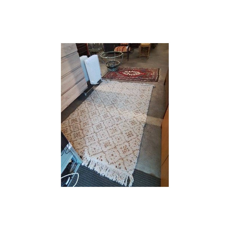 TAPIS BEIGE ET OCRE MAROC  135X196