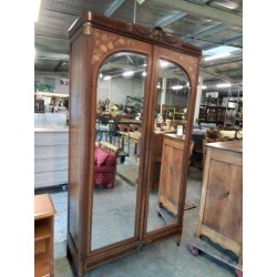 ARMOIRE A GLACE  BOISMARQUETE  2 PORTES STYLE LOUIS XVI FIN XIXE