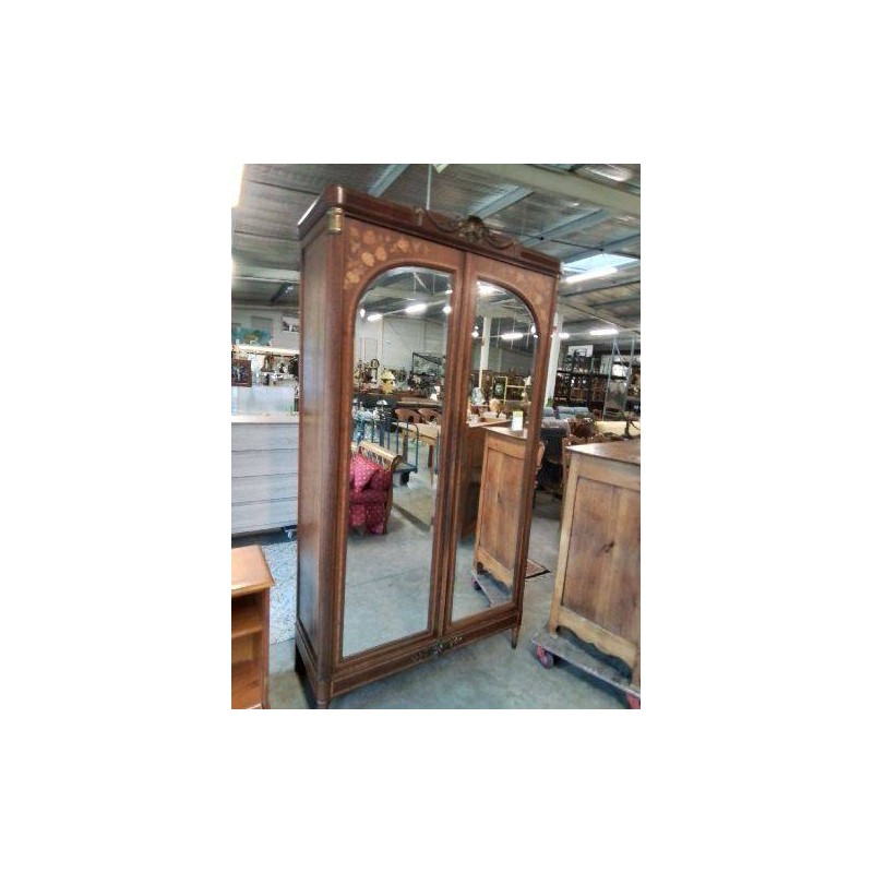 ARMOIRE A GLACE  BOISMARQUETE  2 PORTES STYLE LOUIS XVI FIN XIXE