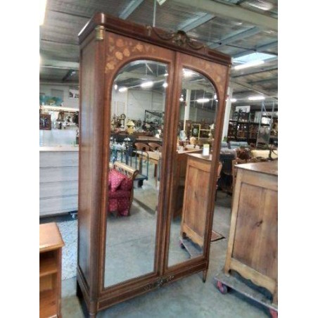 ARMOIRE A GLACE  BOISMARQUETE  2 PORTES STYLE LOUIS XVI FIN XIXE