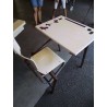 BUREAU D ECOLIER BOIS ET MÉTAL 