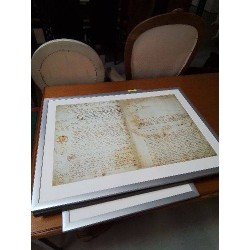 GRAVURE THE CODEX LEONARD DE VINCI