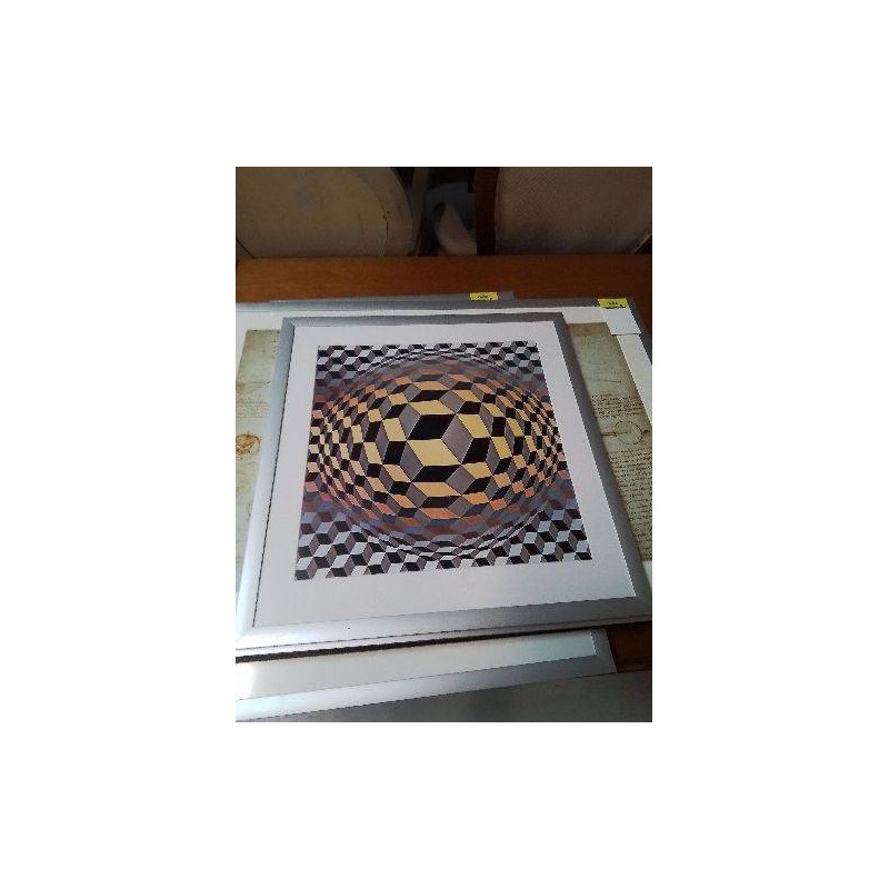 GRAVURE CHEYT M VICTOR VASARELY
