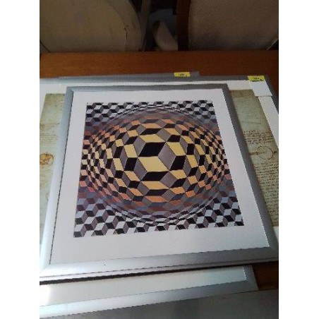 GRAVURE CHEYT M VICTOR VASARELY
