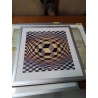 GRAVURE CHEYT M VICTOR VASARELY