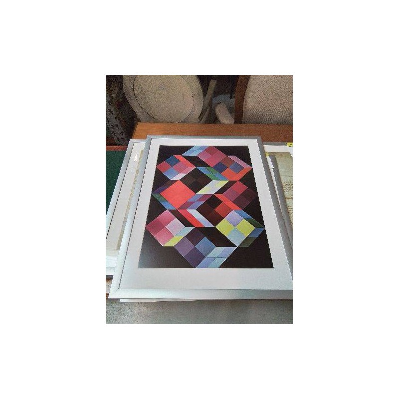 GRAVURE TRIDEM K VICTOR VASARELY