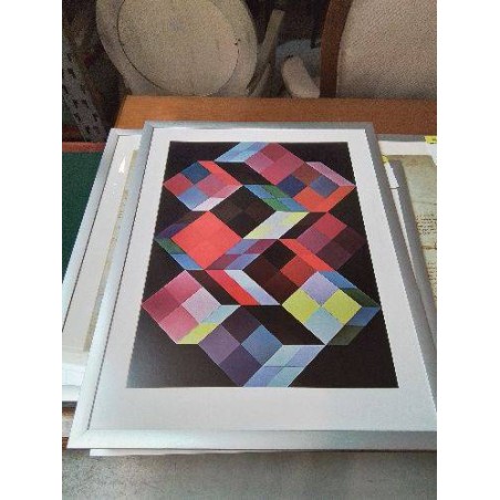 GRAVURE TRIDEM K VICTOR VASARELY