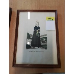 GRAVURE COSTUME DE PONT L’EVEQUE
