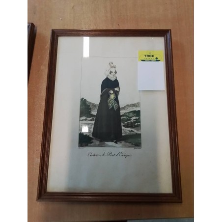 GRAVURE COSTUME DE PONT L’EVEQUE