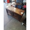 COFFRE BOIS SCULPTÉ 