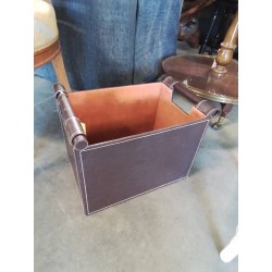 PORTE REVUES GAINÉ CUIR CHOCOLAT 