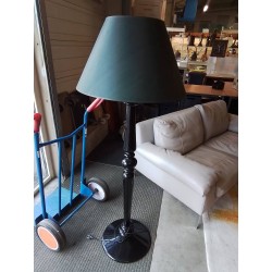 LAMPADAIRE BOIS NOIR LAQUÉ AJ VERT HABITAT