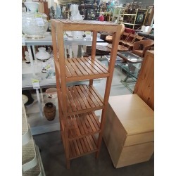 ÉTAGÈRE PIN AJOURÉ 5 TABLETTES 