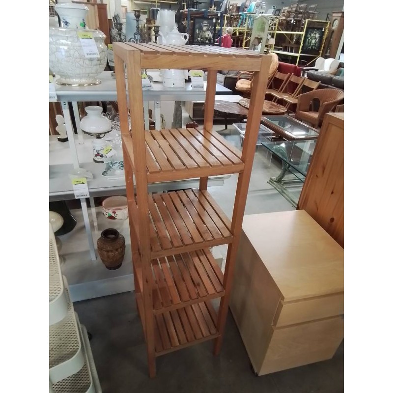 ÉTAGÈRE PIN AJOURÉ 5 TABLETTES 