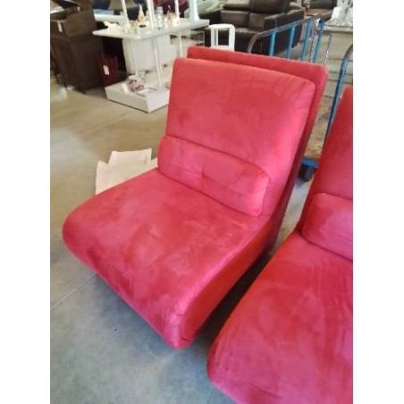 CHAUFFEUSE TISSU ROUGE CHATEAU D’AX