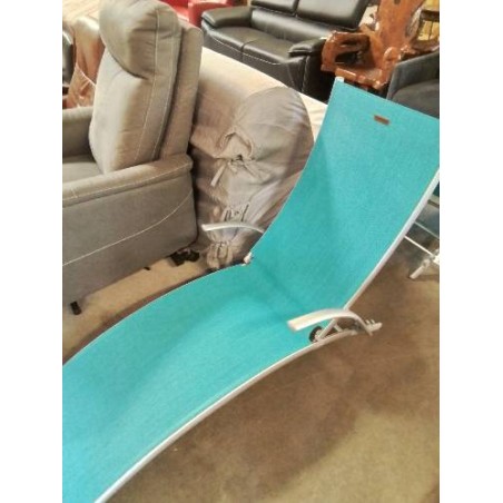TRANSAT ALU GRIS ET TOILE BLEU HESPERIDE 